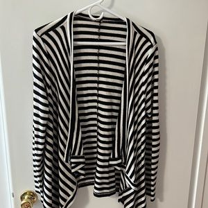 Women’s Cremieux Striped Cardigan - Size Large